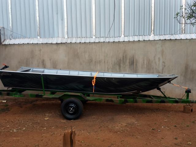 Canoa e carretinha (Kit completo) - Foto 2