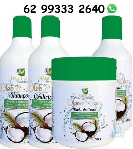 Fortalecimento Capilar Kit de Coco Hábito Cosméticos