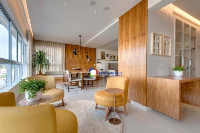 Apartamento com 3 dormitórios à venda, 178 m² por r$ 1.115.500,00 - setor marista - goiâni