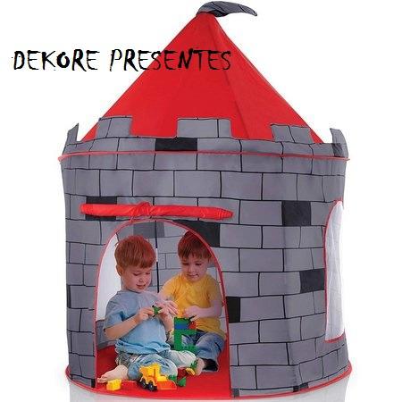 Barraca Toca Infantil Castelo Torre Dobravel Brinquedo - Foto 2