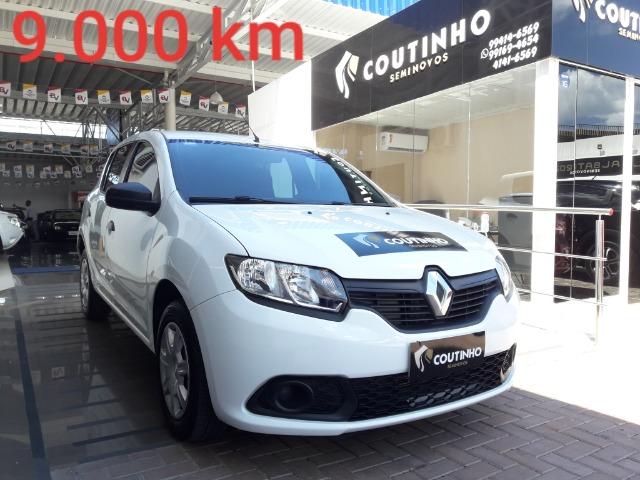 Sandero 1.0 2019 9.000 km, + DVD, TV, Camera de ré