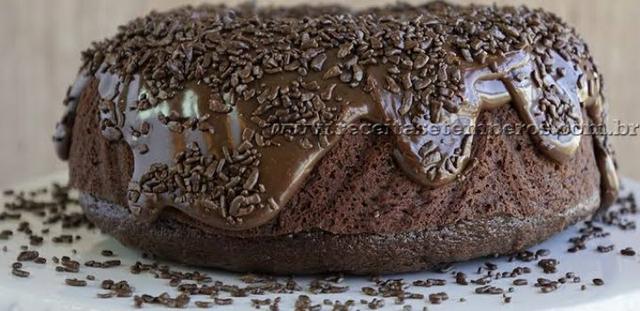 Bolo de chocolate caseiro