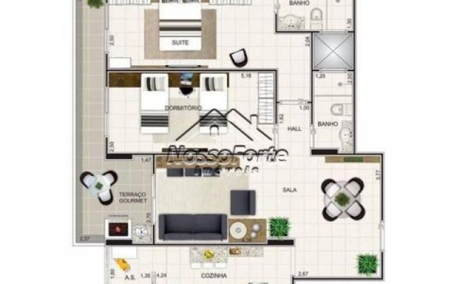 Apartamento na Aviação em Praia Grande - Foto 10