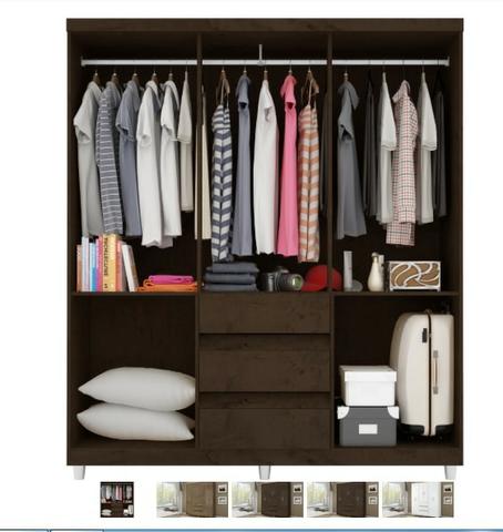 Guarda roupa 6 portas 3 gavetas - Foto 5