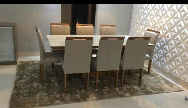 Mesa de jantar Nova Deli oito lugares - Foto 4