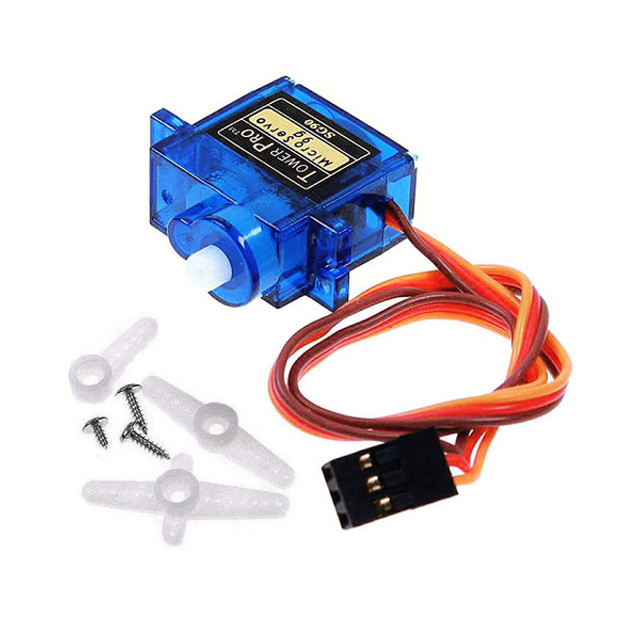 JA Robótica - Micro Servo 9G SG90 com acessórios