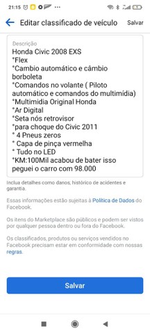 HONDA CIVIC 2008