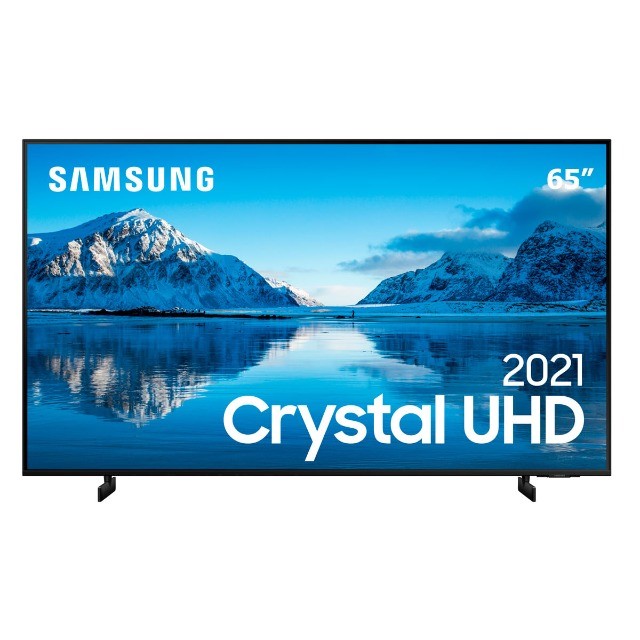 Smart TV Samsung 55" Crystal UHD 4K 55AU8000, Alexa built in - 45964-AV