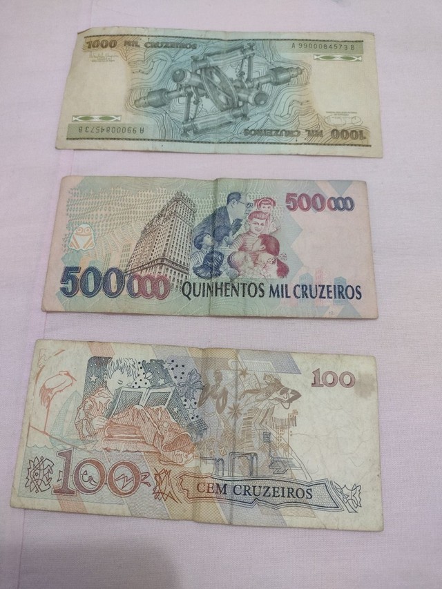 Cédulas nacionais antigas para coleção  - Foto 2