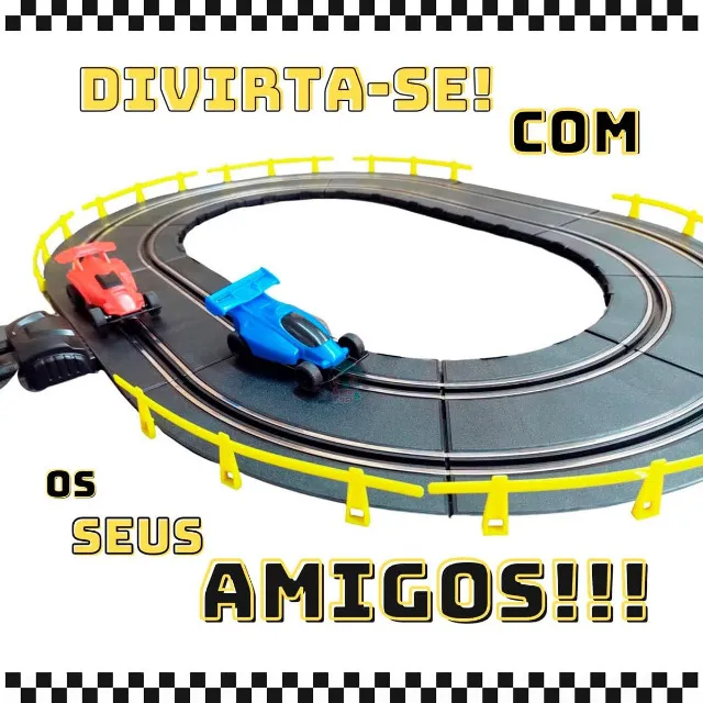 Autorama Auto Pista Carrinhos Hot Wheels 2,86m Multikids em