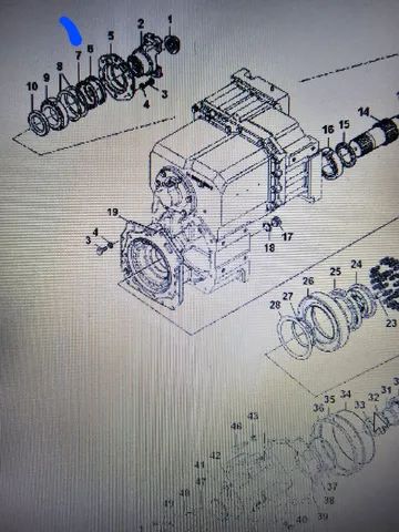 Forwarder harvester John deere retentor novo original f025288 - Foto 4