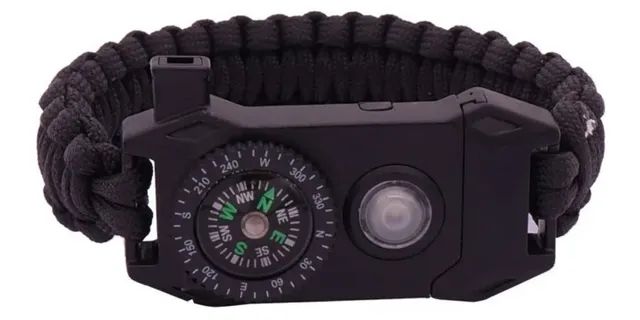 Par de Braceletes multiusos  7 em 1 , só preto  - Foto 3