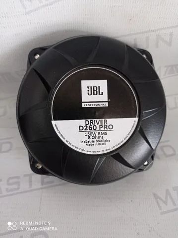 Driver JBL D260 PRO. Para Corneta. Novo. - Carros, Vans E.