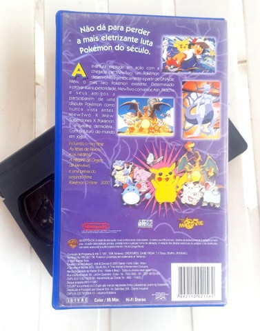 VHS Pokémon Mewtwo vs Mew - Hobbies e coleções - Cruz das Almas 1120864022