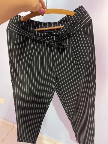Calça social risca de giz TAM 40!BAIXOU!
