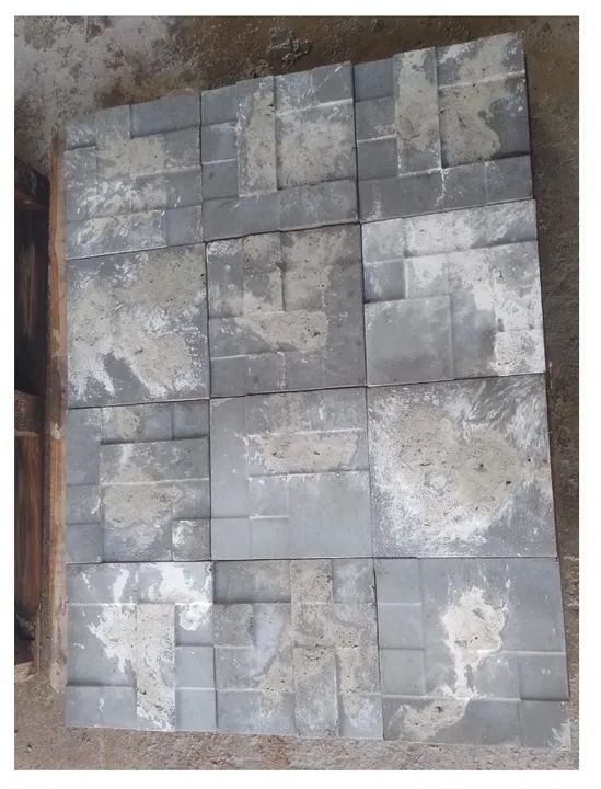 Revestimento cimenticio geometric etrusco 3D - Foto 3
