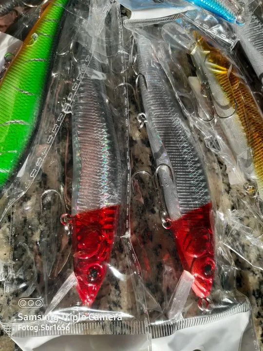 Promoção isca de pesca artificial  para anchovas 14cm 23g , - Foto 3