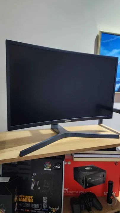 Monitor Samsung 24 pol. Tela curva - Foto 4