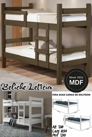 Beliche leticia 100%mdf top reforçada