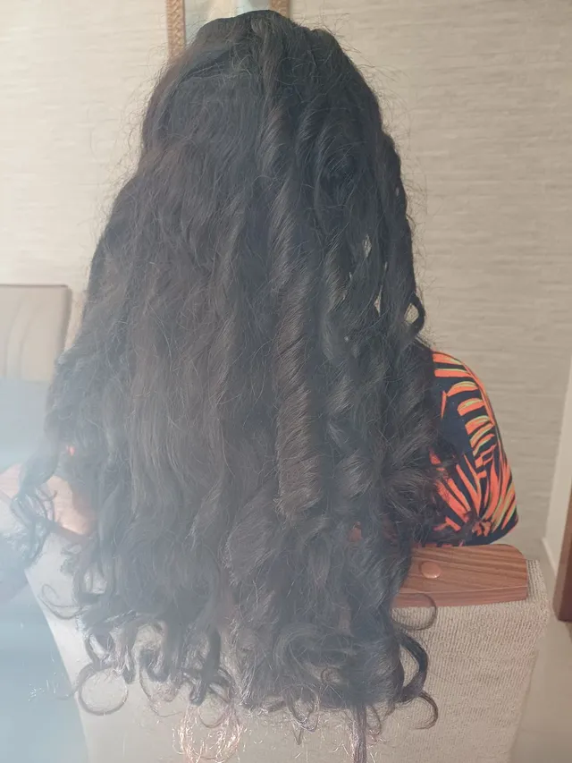Cabelo humano 163 gramas