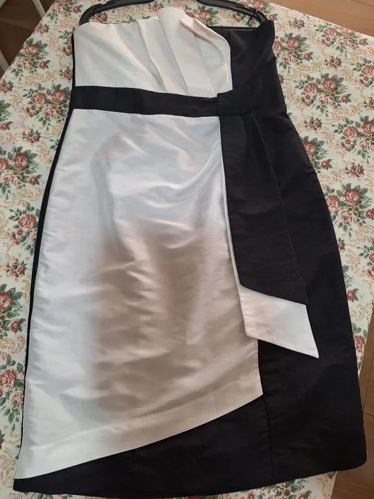 vestido de linho semi novo tomara que caia - Foto 4