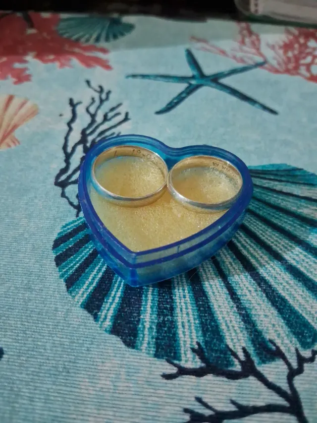 Alianças de prata