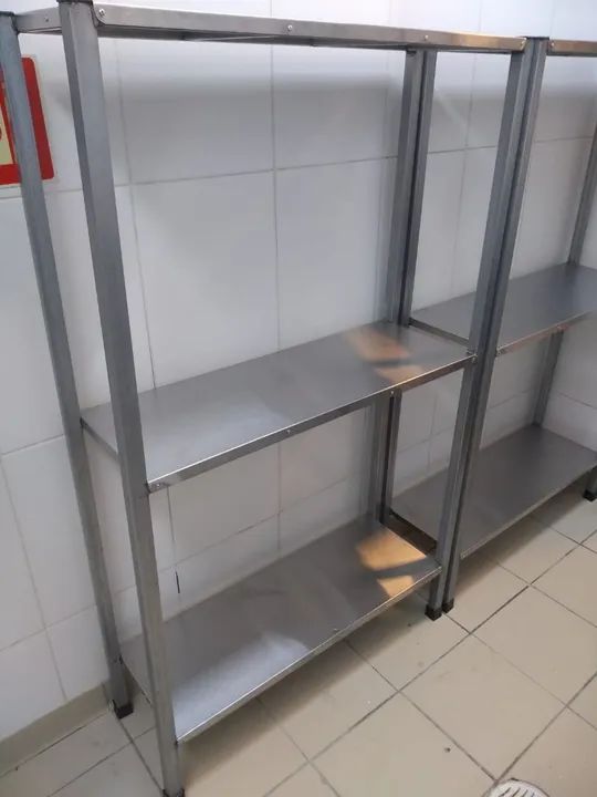 Prateleira em inox sob medida  - Foto 2