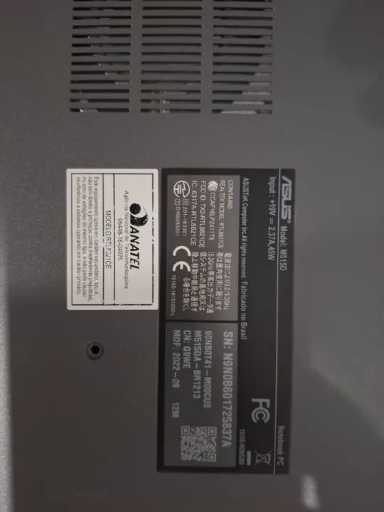 Notebook Asus M515DA - Peças (sucata)