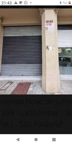 Captação de Loja para locação na Avenida Nove de Julho, Bela Vista, São Paulo, SP