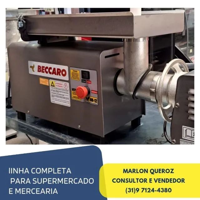 Moedor de Carne Boca 10 Beccaro Novo Bivolt