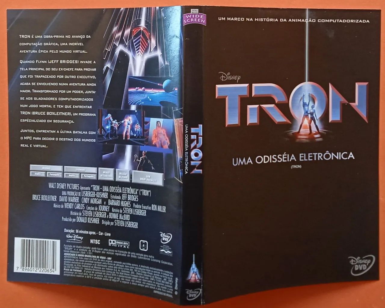 Dvd Tron - Uma Odisseia Eletrônica - Disney (Encarte Interno) - Foto 3