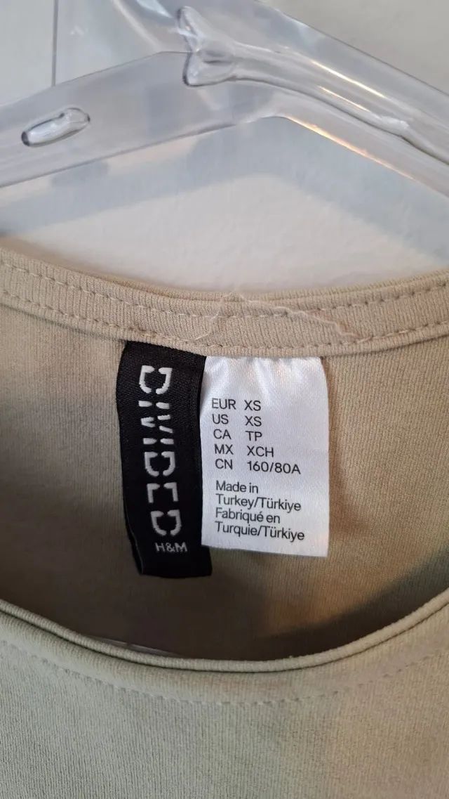 Cropped H&M divided nude/bege - Foto 2