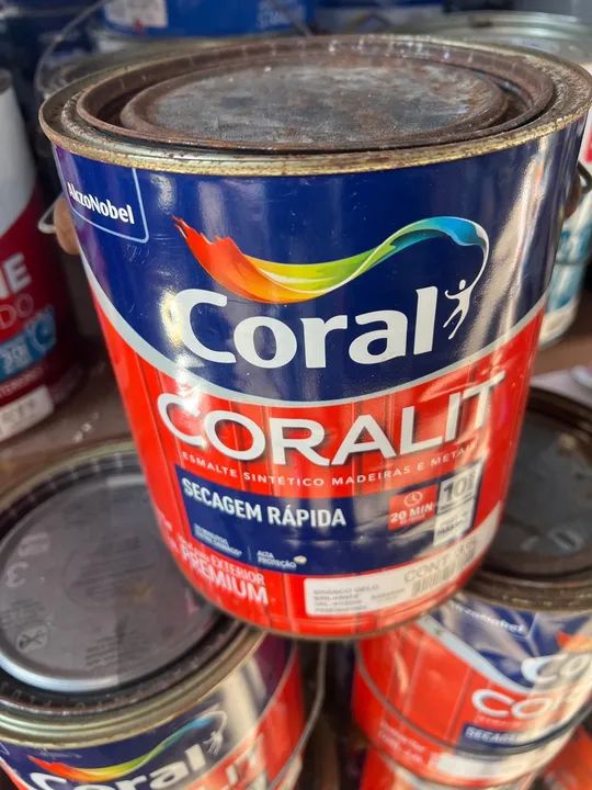 Tinta coral Branco sintética  - Foto 2
