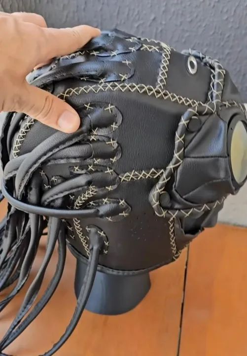 Touca da Medusa Oakley + Goggle c/ Lentes Gold - Foto 4