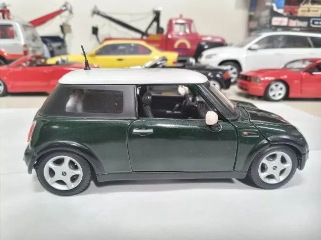 Miniatura Mini Cooper 1/24 Maisto Verde #1j524 - Foto 4