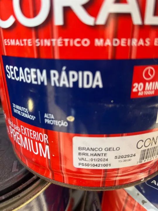 Tinta coral Branco sintética  - Foto 3