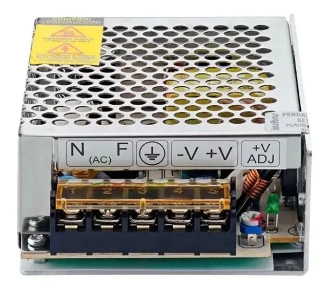 Fonte Chaveada Estabilizada Colmeia Bivolt 12v 5a 120w wpp:43. * - Foto 3