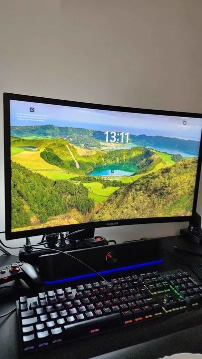 Monitor Samsung 24 pol. Tela curva - Foto 2
