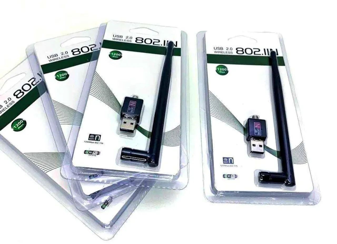 Adaptador Wi-Fi USB 802.11N 1200Mbps com Antena