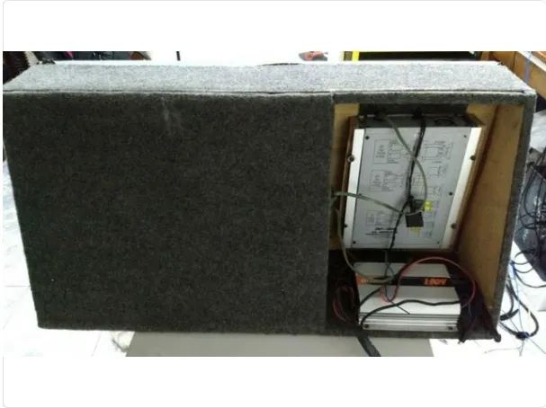 Caixa Selada 34 Litros Subwoofer Bicho Papão 12? Polegadas + Amplificadores - Manaus AM - Foto 4