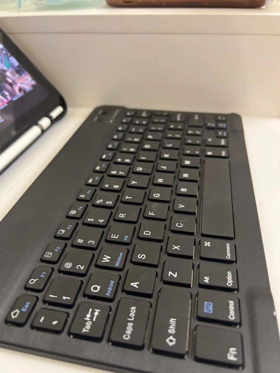 Teclado Bluetooth Universal Slim - Compatível com Android, iOS e Windows. - Foto 5