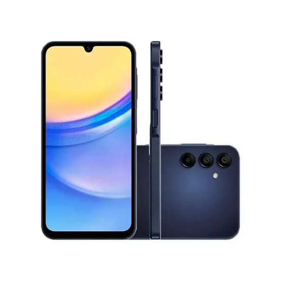Celular Samsung A15 de 256GB novíssimo garantia até janeiro 2026