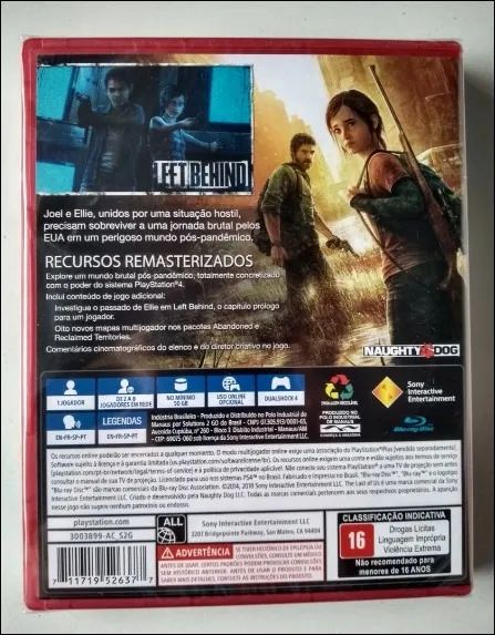 Jogo de PlayStation 4 (PS4) The Last of Us Remasterizado (Novo - Lacrado) - Foto 2