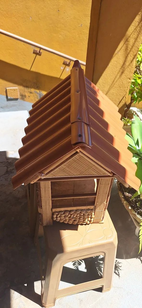 Casa de madeira passarinhos  - Foto 2