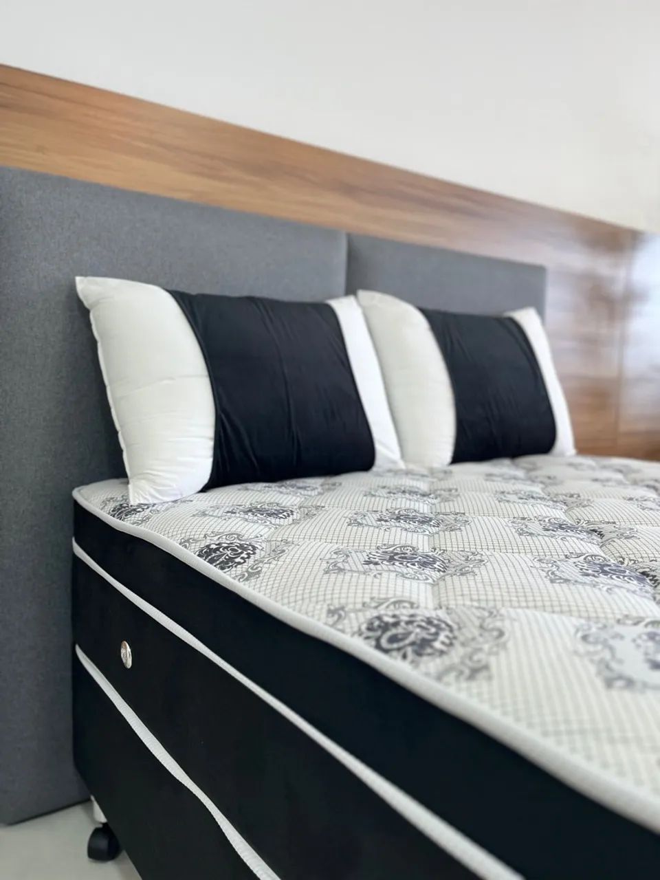 Cama Box Casal com Colchão Ortopédico - Foto 4