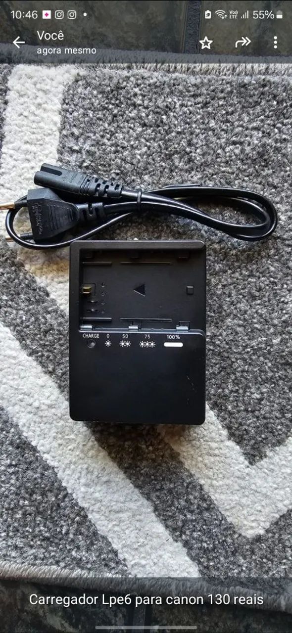 Carregador Canon LP-E6