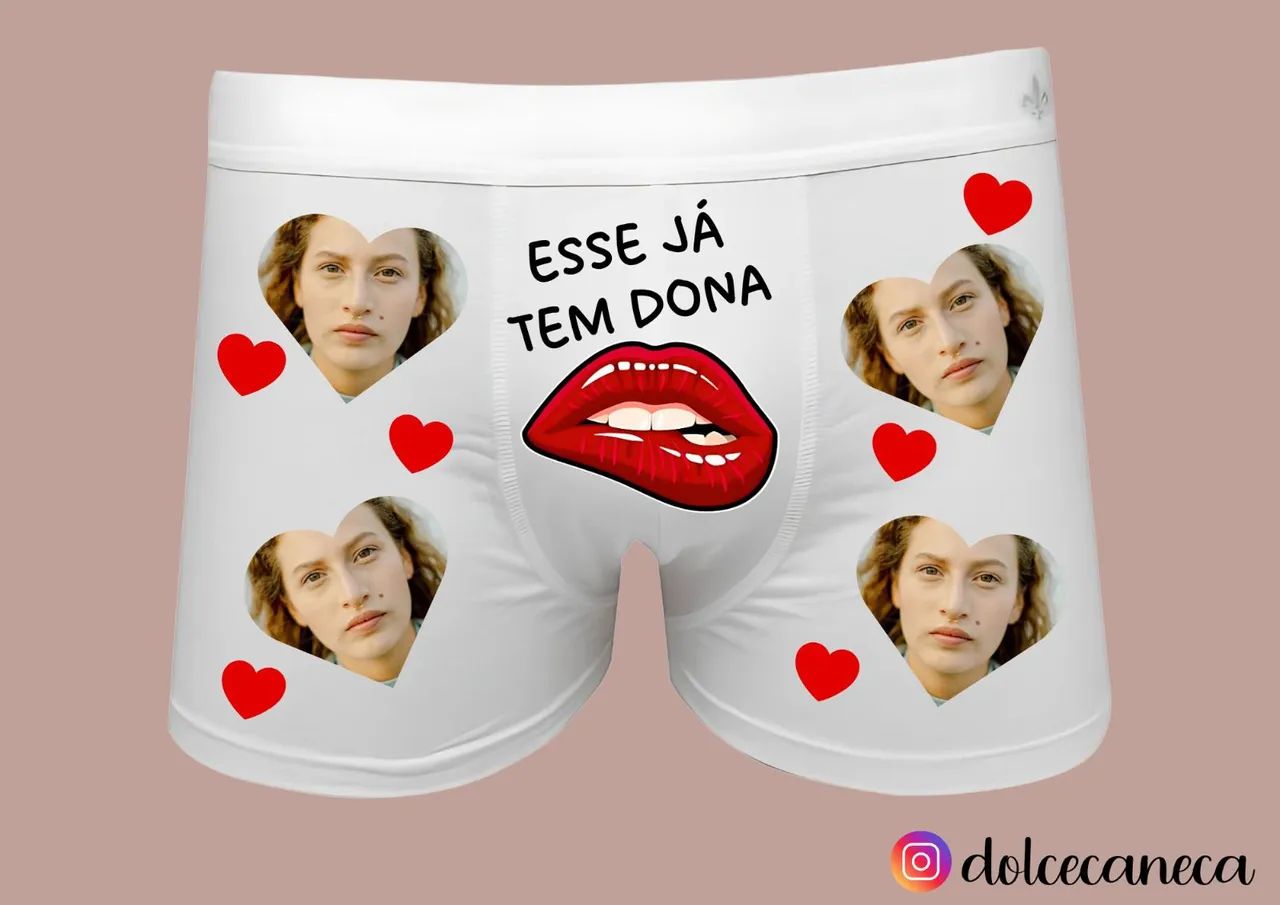 Cueca Personalizada (Para você presentear seu namorado) - Foto 2