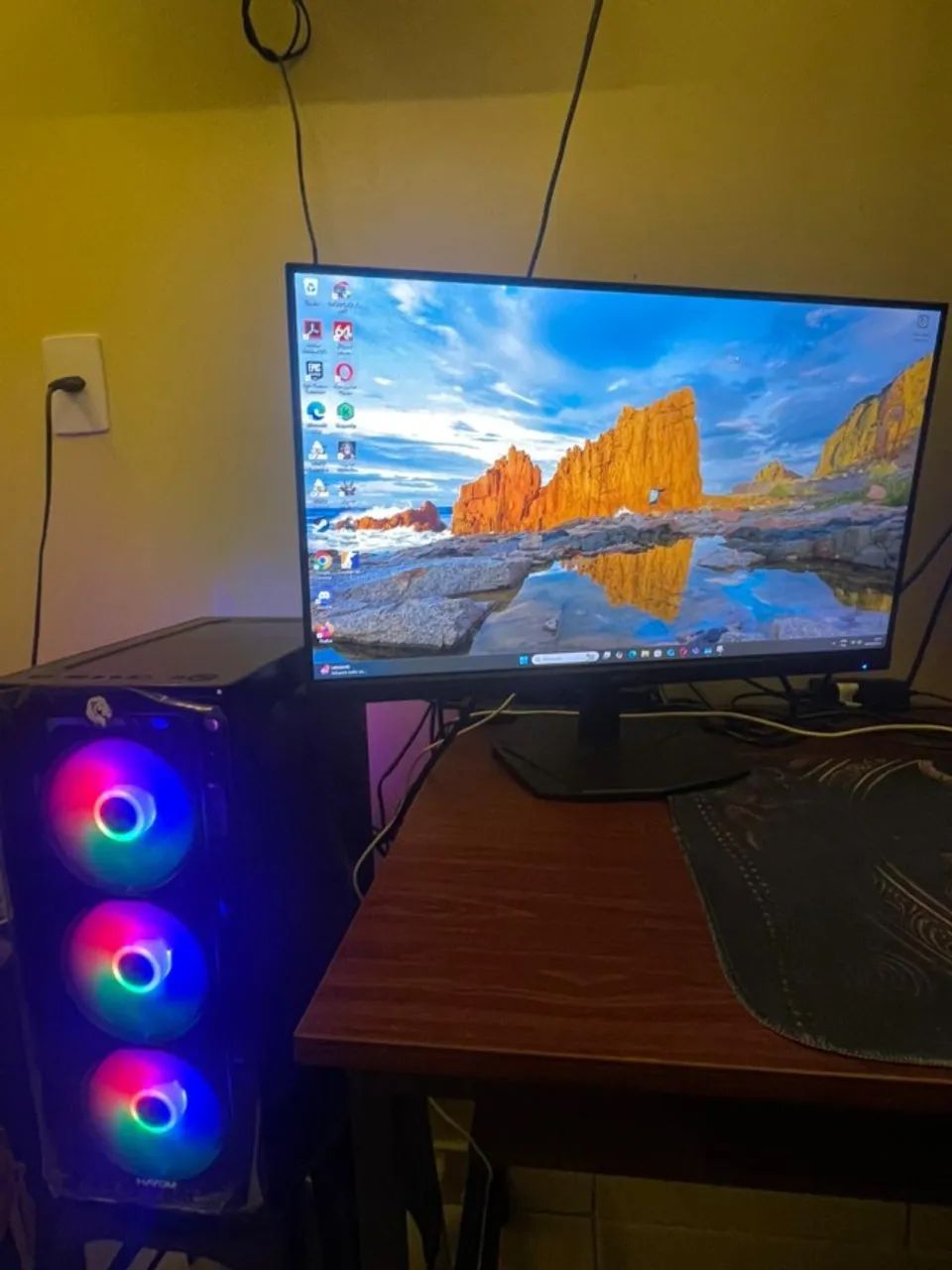 COMPUTADOR GAMER + MONITOR LG GAMER 180HZ