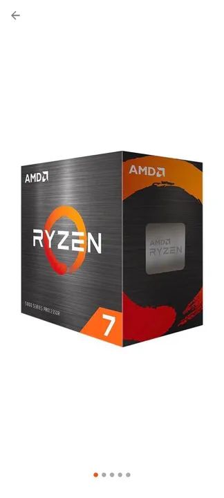 Processador AMD Ryzen 7 5700, 3.8GHz (4.6GHz Max Turbo), Cache 20MB, Octa Core, AM4