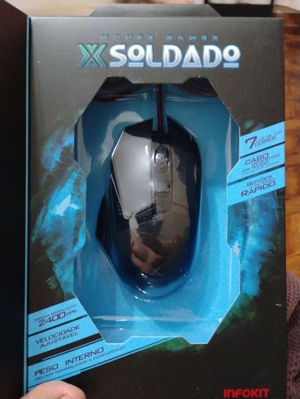 Mouse Gamer XSoldado Infinito Dpi Ajustável  - Foto 3